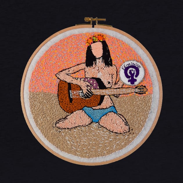 Feminist Girl by RONembroidery